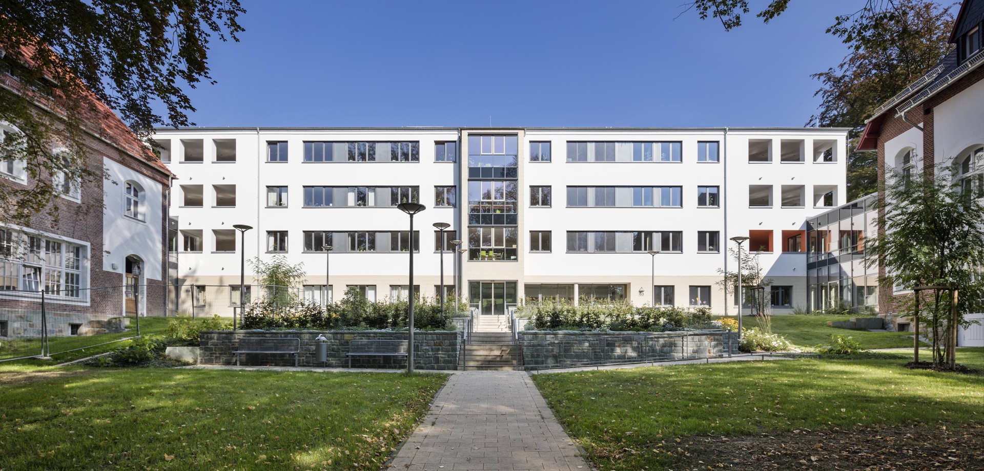 Das Hauptgebäude der Rehabilitationsklinik Südwestfalen.